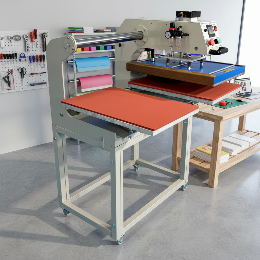 Presse à chaud pneumatique DIXIN double station 4060