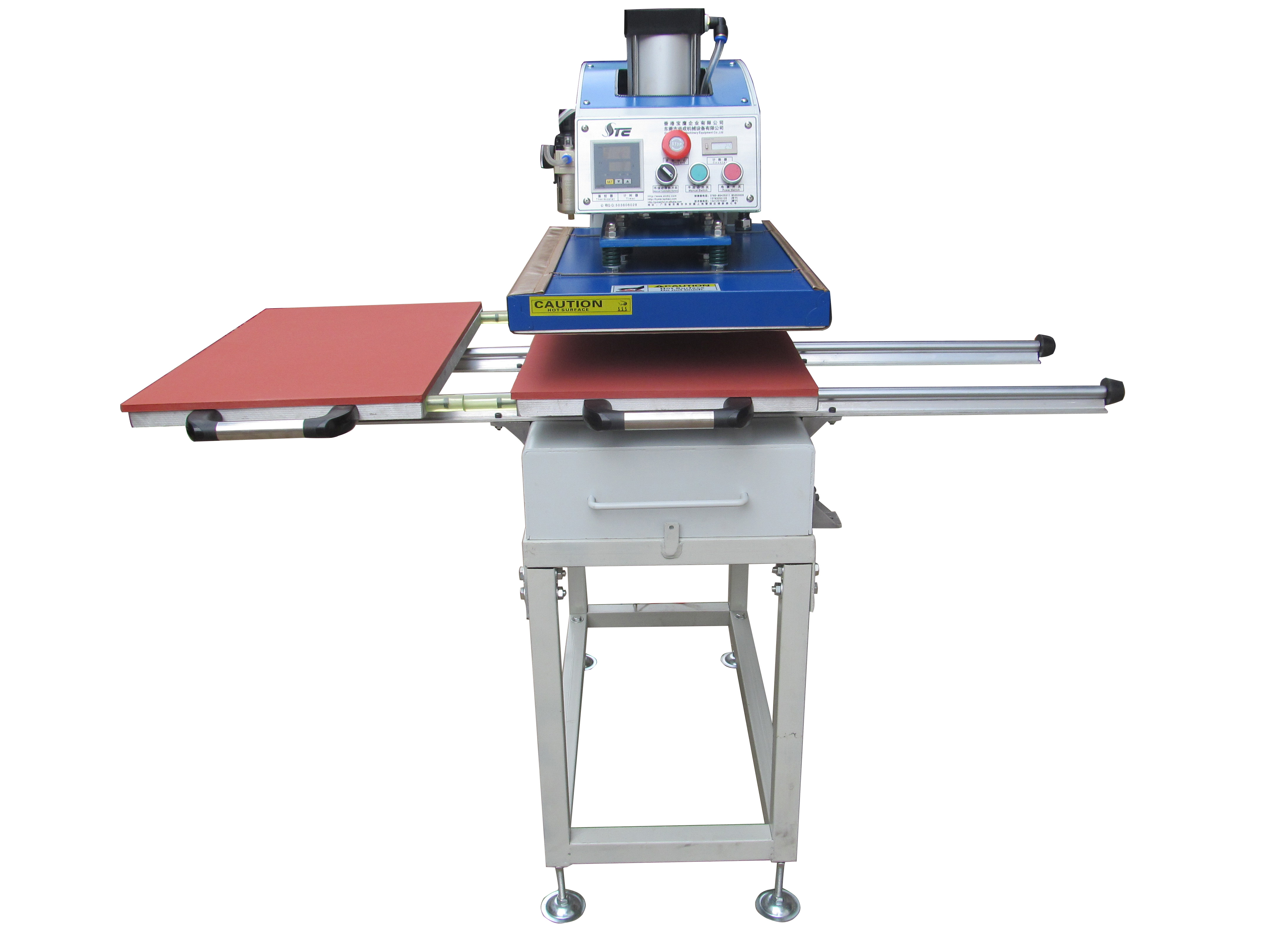 Presse à chaud pneumatique DIXIN double plateau 9070